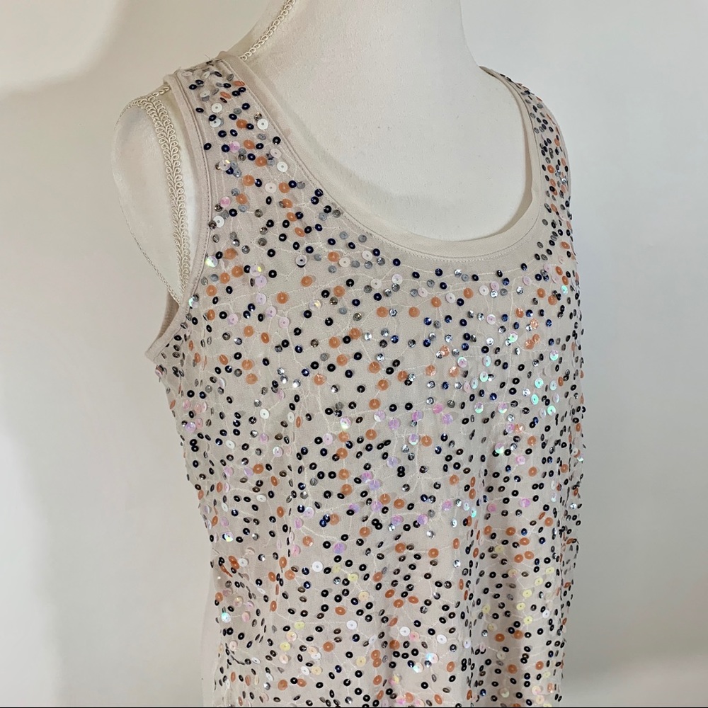 STYLUS Sequin Tank Size XL